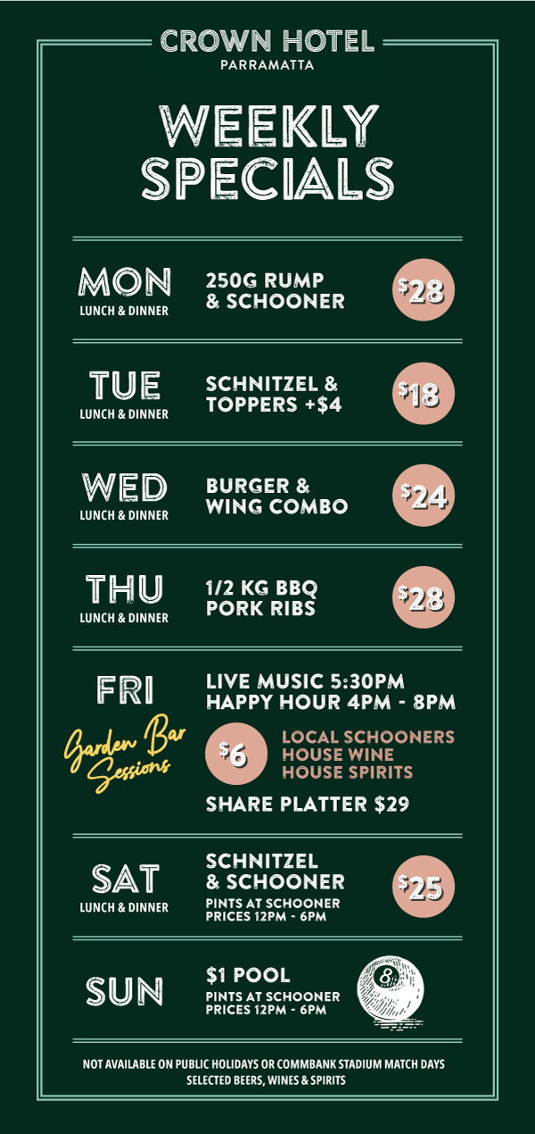 Crown-Hotel-Parramatta-Bistro-Specials
